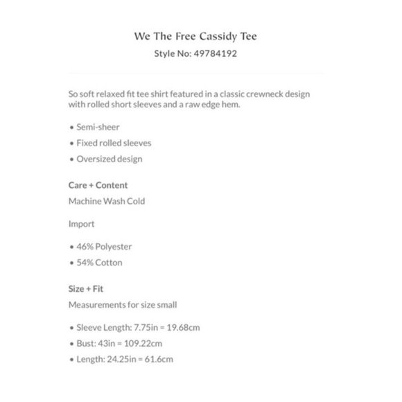 free people // we the free cassidy tee - Picture 5 of 11